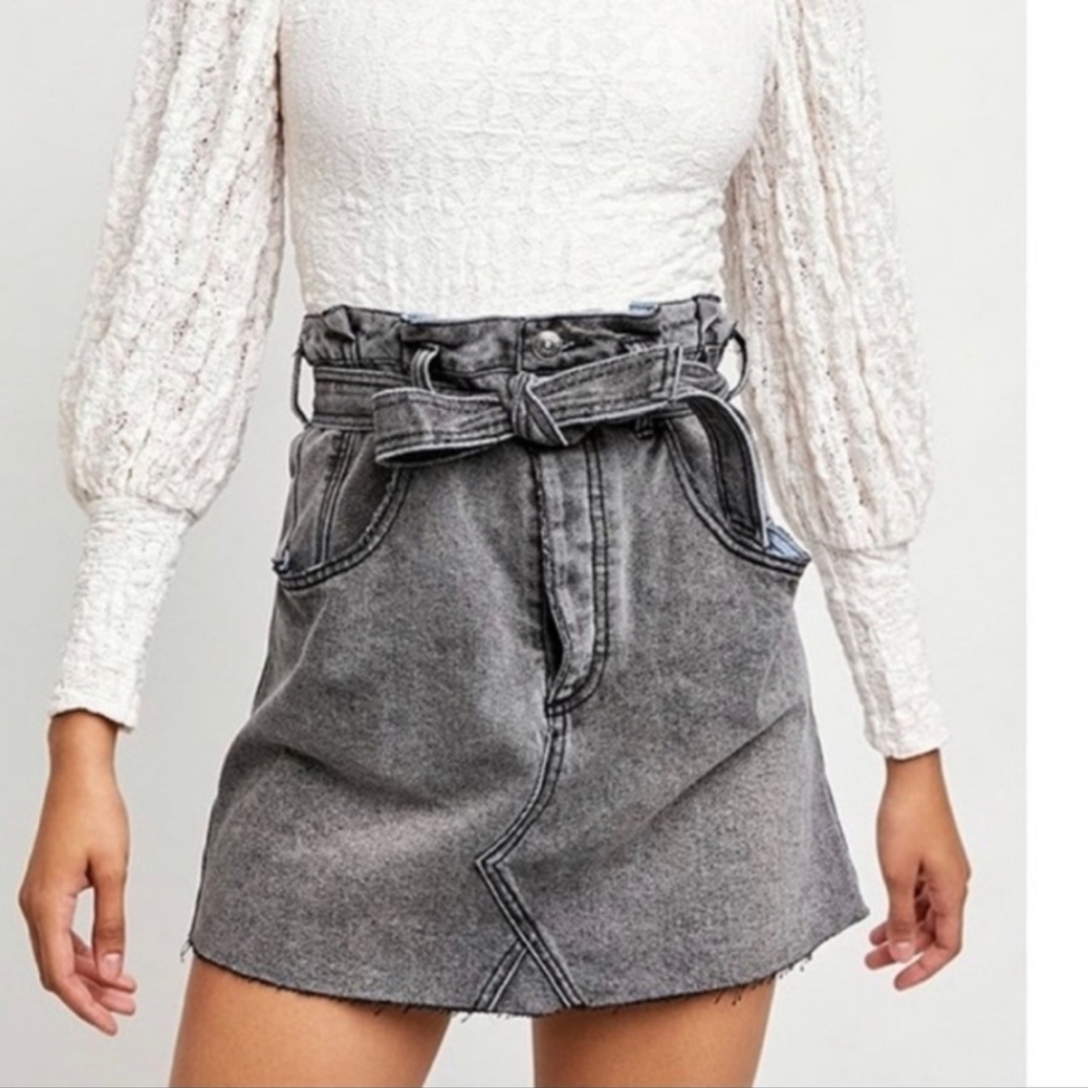 Free People East Of Eden Mini Skirt - Picture 1 of 7